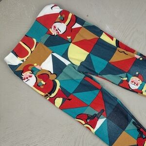 LuLaRoe Kids Leggings - Blue, Red, and Green
